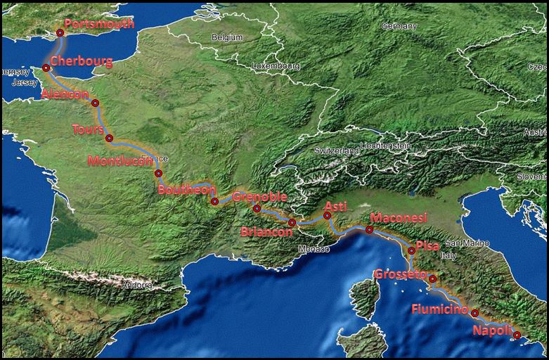 N2T14 Route Map